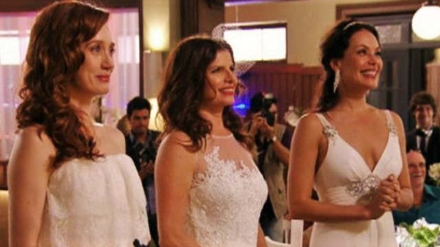 boda tres mujeres Brasil Gayles.tv