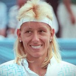 Martina Navratilova, orgullo en la pista