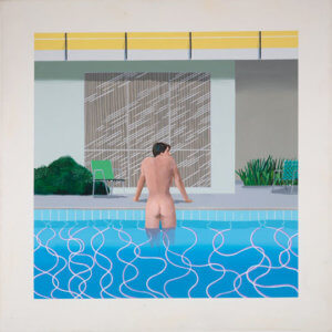 Peter saliendo de la piscina de Nick David Hockney