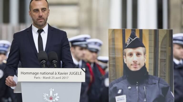 POLICE WIDOW KILLED PARIS
