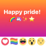 Bandeira gay de Facebook