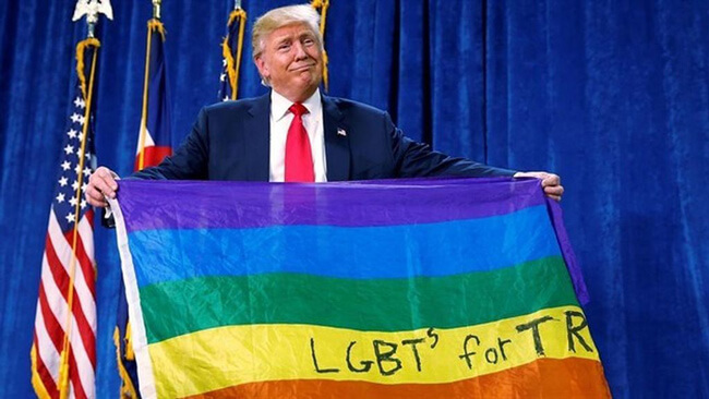 Trump acomiadament gai