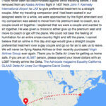 Alaska Airlines David Cooley discriminación LGTB gayles.tv