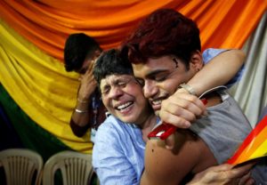 India decriminalizes homosexuality activists