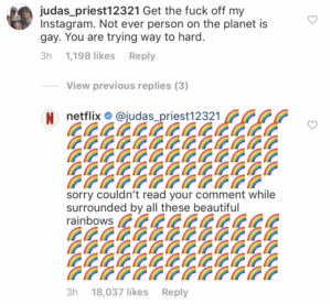 Netflix Elite rainbow twitter gayles.tv