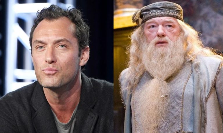 Dumbledore jovem e velho