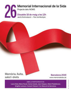 Pôster em memória da AIDS 2019