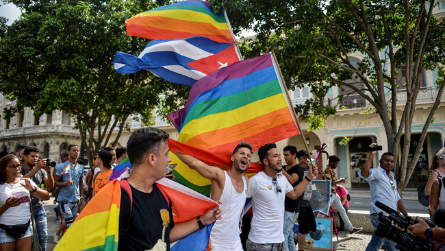 Detained demonstration LGTB Cuba protest pride pride