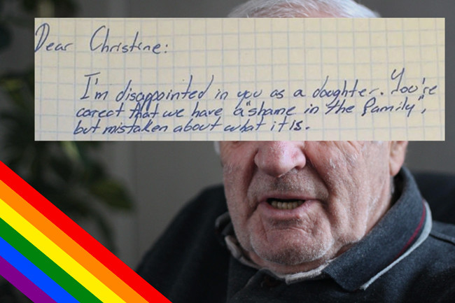 Su madre lo echa de casa por ser gay y la carta que escribe su abuelo se vuelve viral