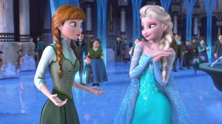 Elsa and her friend_Frozen II
