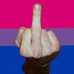 An organization pretends to charge for the use of the bisexual flag