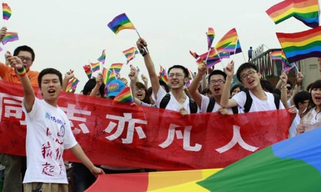 Máis do 20% dos estudantes universitarios chineses din que non son heterosexuais