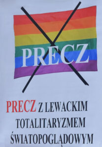 poster della zona libera da lgbt