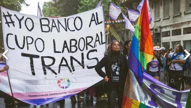 Argentina establece un cupo laboral trans para los cargos públicos