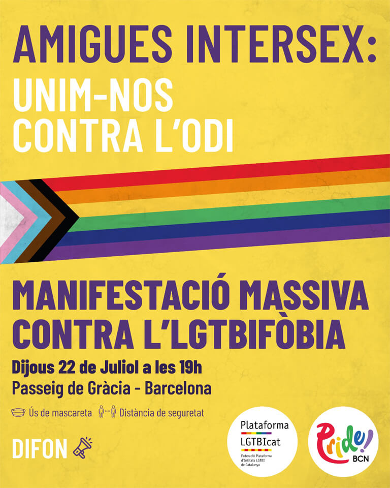 Barcelona prepares a massive demonstration against LGTBIphobia