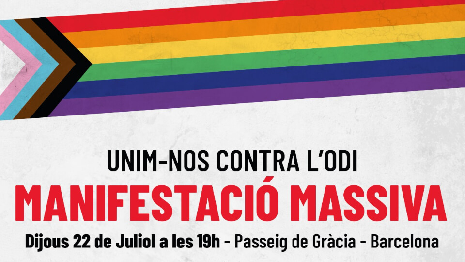 Barcelona prepara uma manifestação massiva contra LGTBIfobia