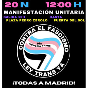 Unitary demonstration in Madrid against the increase in LGTBI attacks