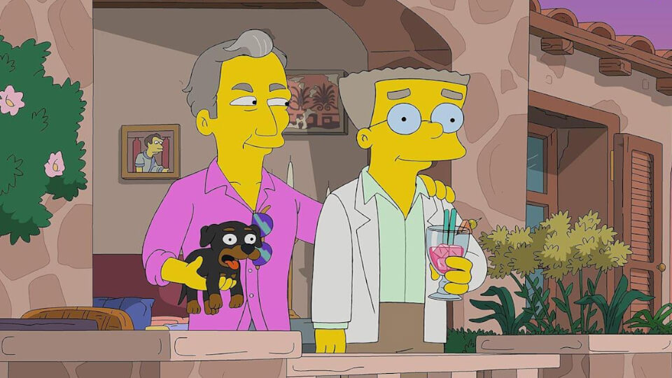Smithers, Mr. Burns' assistant on The Simpsons, has a boyfriend