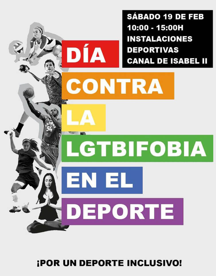 GMadrid Sports organiza unha xornada reivindicativa polo Día contra a LGTBIfobia no deporte