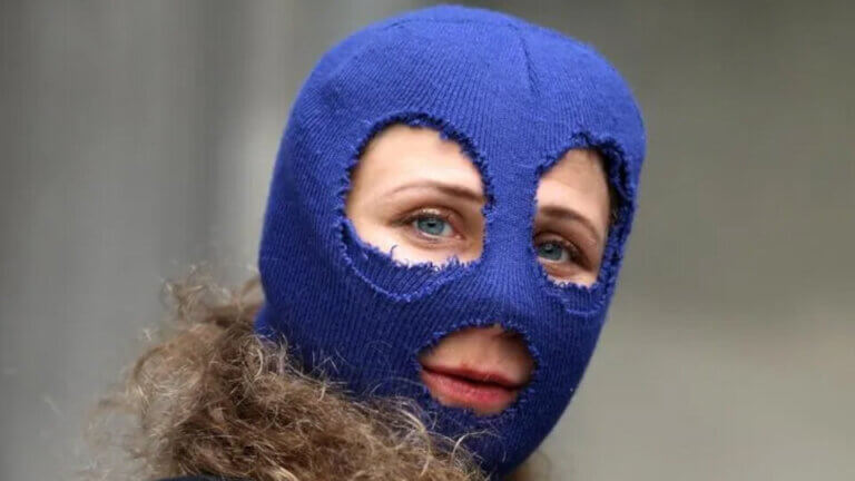 Pussy Riot frontwoman escapes Russia disguised as 'rider'