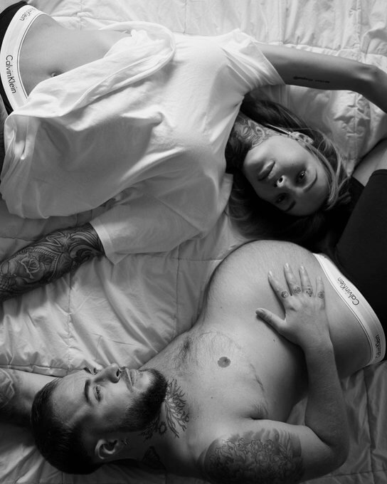 A pregnant trans man stars in the Calvin Klein campaign