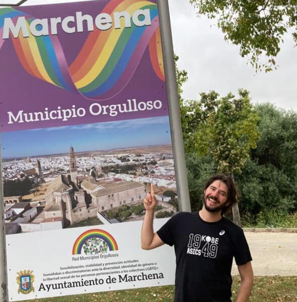 Selfies against homophobia in Marchena