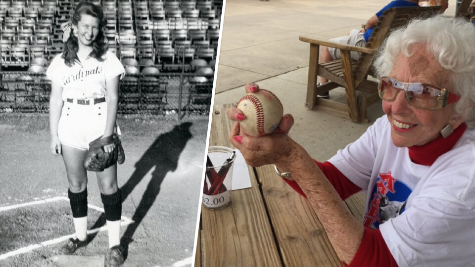Jogadora de beisebol se declara lésbica aos 95 anos