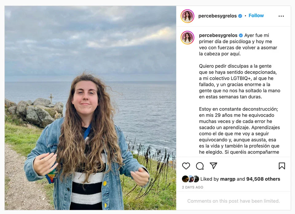 Carolina Iglesias pide disculpas tras la polémica de "Estirando el chicle"