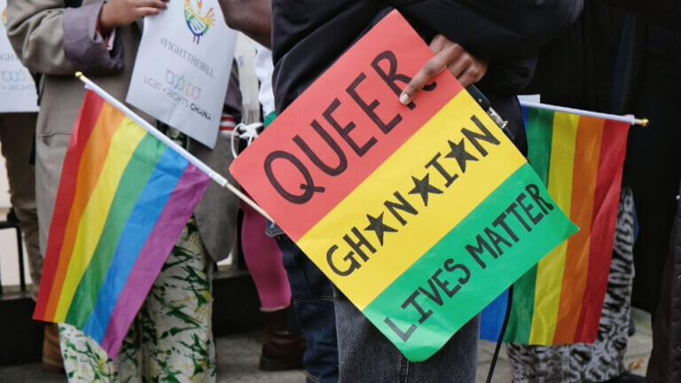 No Gana, um projeto de lei ameaça as pessoas LGTBIQ+
