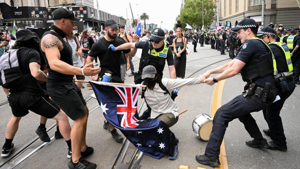 Australia to Ban Nazi Salute After Riots at Trans Rights March