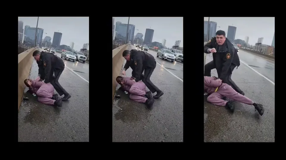 Police brutality against a black LGTBI couple in Philadelphia (USA)