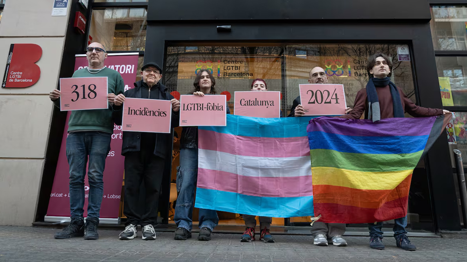 Cada cuatro días se reporta una agresión contra personas LGTBIQ+ en Cataluña