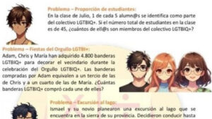 Campaña de acoso en redes contra una profesora de matemáticas por usar temática LGTBIQ+